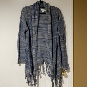 Sun and Shadow Long Sleeve Cardigan Shawl Size Medium